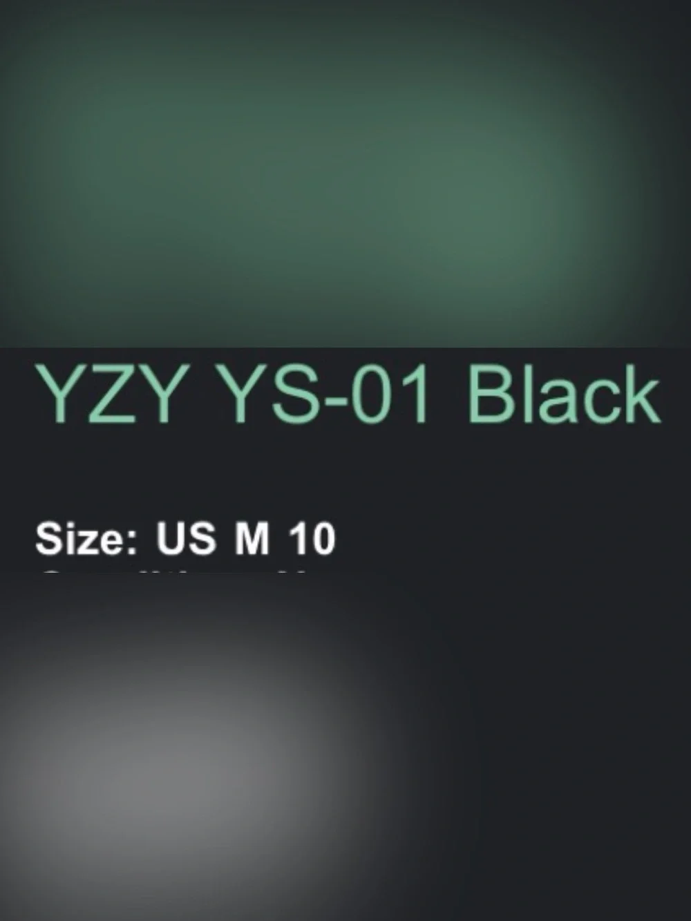 Yeezy Men’s Black Slide Sandal - Ribbed Sole size 10 used